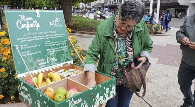 Lanzan innovador 'Kiosco de la Confianza' que funciona sin vendedor