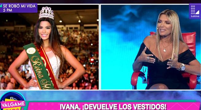 Ivana Yturbe acusada de no devolver vestido que le prestaron para el Miss Perú