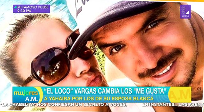 El ‘Loco’ Vargas cambia los ‘Me Gusta’ a Yahaira por los de su esposa