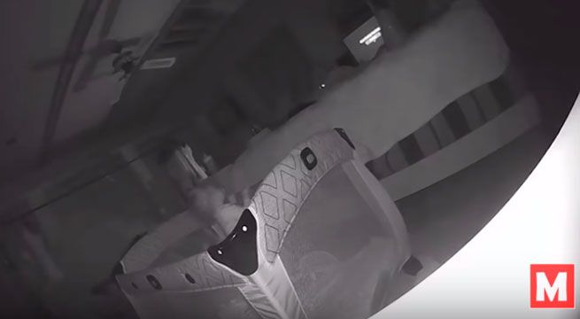 Padres observan rara silueta en grabación del cuarto de su hija [VIDEO]