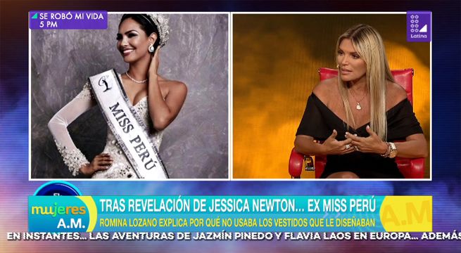 Romina Lozano responde ante las revelaciones de Jessica Newton en el sillón rojo