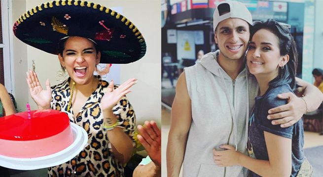 Daniela Darcourt celebró su cumpleaños recibiendo una sorpresa de su enamorado