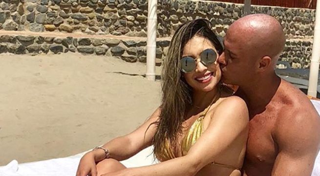 Bruno Agostini y su novia posan desnudos y comparten la foto en Instagram