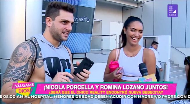 ¡Nicola Porcella y Romina Lozano juntos!