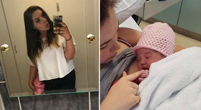 Adolescente descubrió que estaba embarazada el mismo día que dio a luz