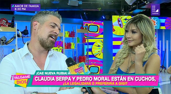 Claudia Serpa y Pedro Moral se muestran de lo más cariñosos