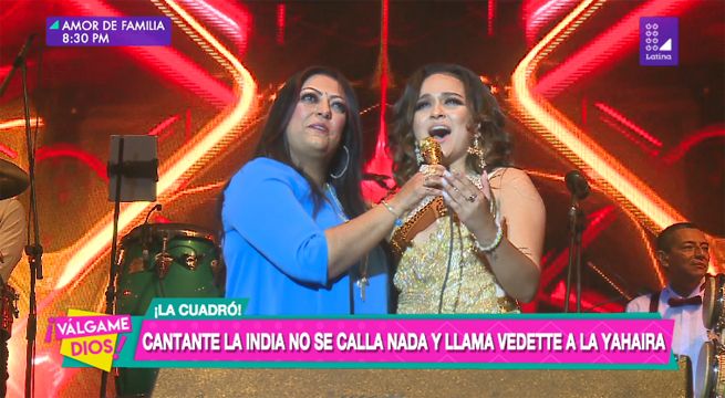 La India no se calla nada y llama vedette a Yahaira Plasencia