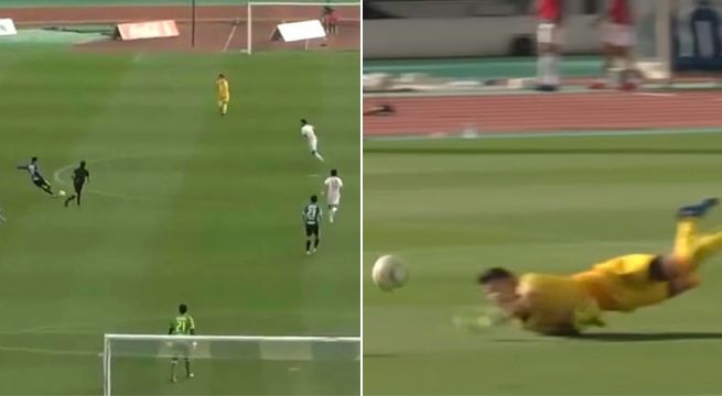 Portero recibe dos goles desde la media cancha en menos de dos minutos [VIDEO]