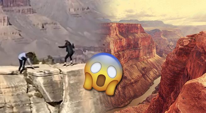 Joven estuvo a punto de morir por tomarle una foto a su madre en el Gran Cañón [VIDEO]