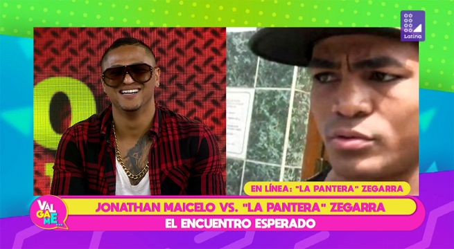 Jonathan Maicelo y ‘Pantera’ Zegarra se enfrentaron en ‘Válgame’ [VIDEO]