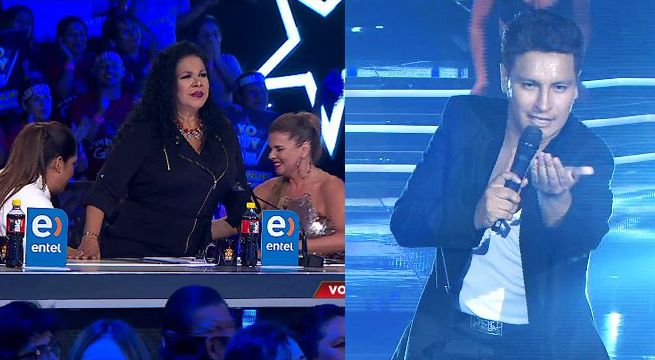 Imitador de Emmanuel emocionó más de la cuenta a Eva Ayllón con su presentación