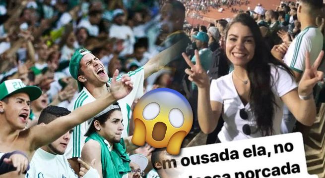 Hincha se infiltra en la tribuna rival la descubren por una publicación en Instagram [VIDEO]