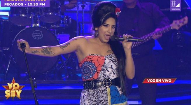 Imitadora de Amy Winehouse cantó “Valerie” y se llevó todos los elogios