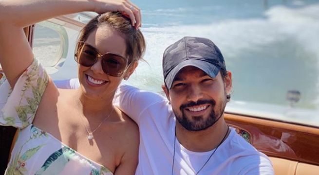 Ezio Oliva y Karen Schwarz emocionados por esta feliz noticia y lo anuncian con tierno mensaje