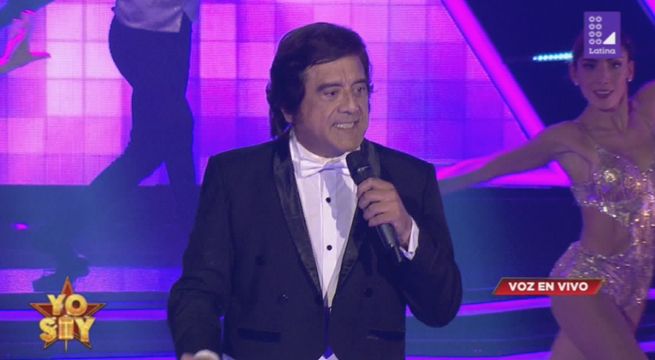 El imitador de Raphael cantó “Mi gran noche”