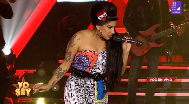 Imitadora de Amy Winehouse llegó la Gran Final al cantar “Valerie”