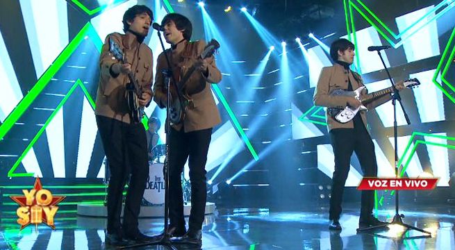 Imitadores de The Beatles alcanzaron la Gran Final cantando “Can’t buy me love”