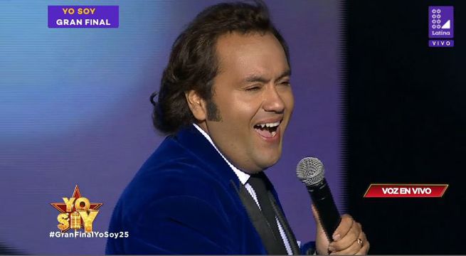 Imitador de Dyango cantó “El primer beso” en la Gran Final
