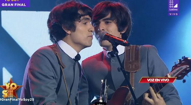 Imitadores de The Beatles cantaron “Twist and shout” en la Gran Final