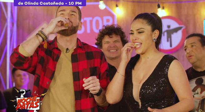 Maricarmen Marín tuvo que comer kion al perder este juego