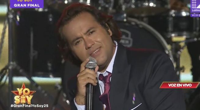 Imitador de Dyango cantó “Cuando quieras, donde quieras” en la ronda culminante de la Gran Final