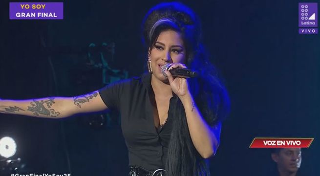 Imitadora de Amy Winehouse cantó “Back to black” en su último concierto
