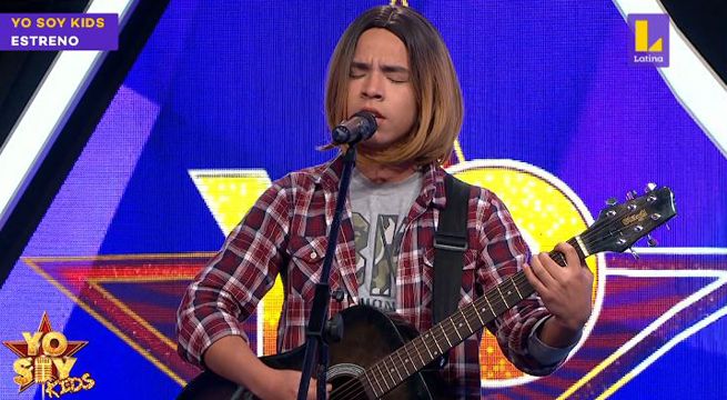 Imitador de Kurt Cobain impactó al jurado con dos canciones de Nirvana