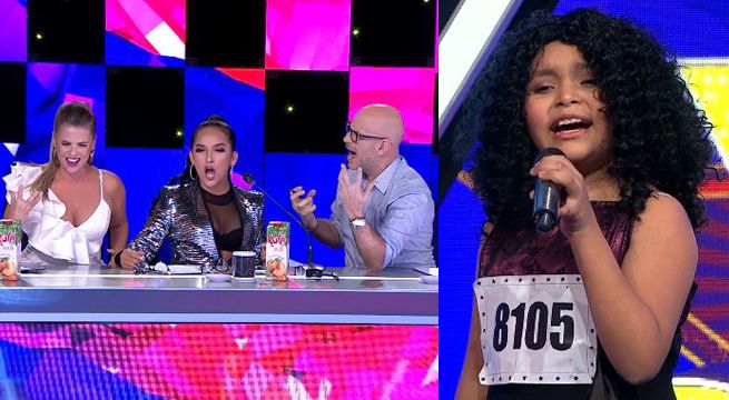 Imitadora de Amanda Miguel puso a cantar a los tres jurados de Yo Soy Kids