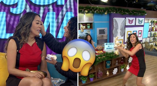 Cathy Sáenz se volvió loca en pleno programa de ‘Mujeres al Mando’ [VIDEO]