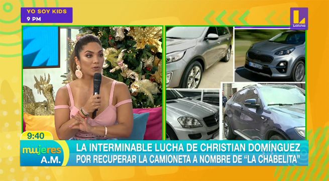 La Chabelita aclaró de una vez por todas el lío por las camionetas de Christian Domínguez [VIDEO]