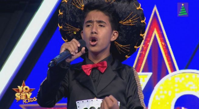 El joven imitador de Alejandro Fernández cantó “Como quien pierde una estrella”