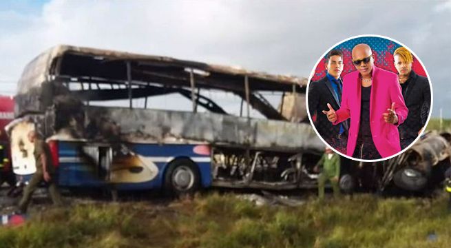 Bus en que viajaba la Charanga Habanera sufre terrible accidente dejando muertos y heridos [FOTO]