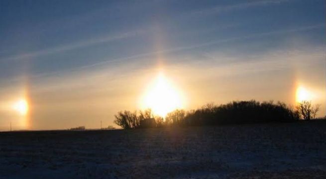 Extraño fenómeno hace aparecer tres soles en el cielo de China [VIDEO]