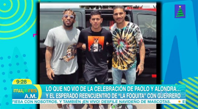 Así fue el esperado reencuentro de Jefferson Farfán y Paolo Guerrero