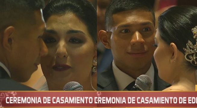 Ana Siucho se quiebra en plena boda con Edison Flores