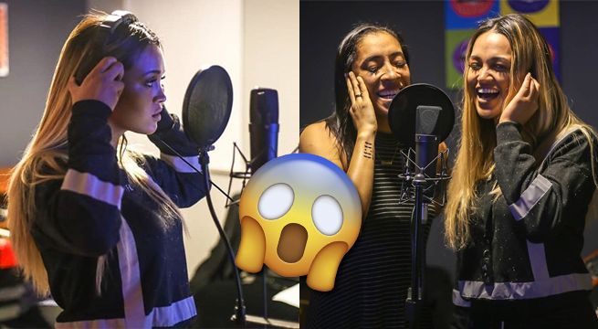 Angie Arizaga sorprende a todos al debutar como cantante [FOTO Y VIDEO]