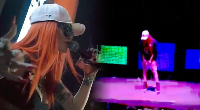 Angie Jibaja y su vergonzoso show en Trujillo [VIDEO]