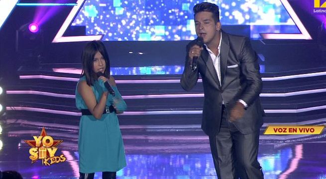 Imitadora de Laura Pausini clasificó a la Gran Final de Yo Soy Kids