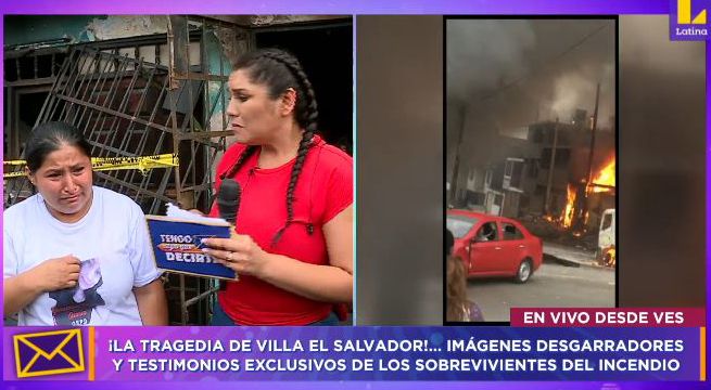 Incendio en Villa El Salvador: El desgarrador testimonio de la tía de una de las niñas fallecidas