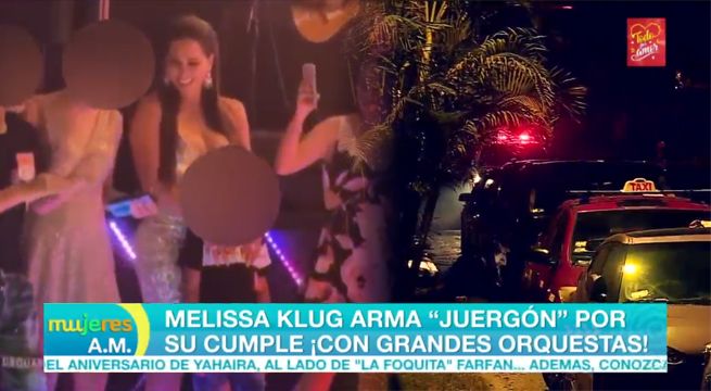 Melissa Klug armó ‘juergón’ por su cumpleaños, pero sus vecinos llamaron a serenazgo [VIDEO]