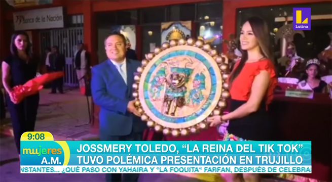 Jossmery Toledo tuvo una polémica presentación en Trujillo [VIDEO]