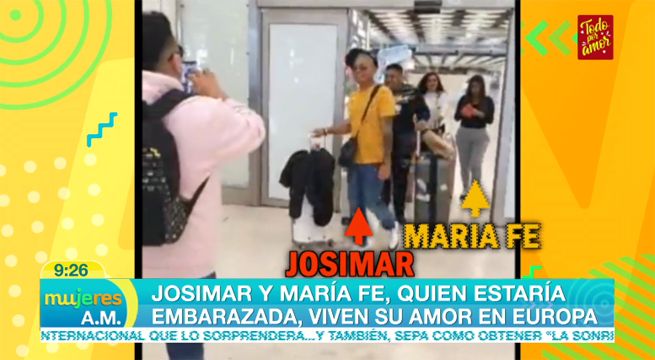 Josimar y su novia, quien estaría embarazada, viven su amor en Europa [VIDEO]