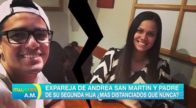 ¿Andrea San Martín y el padre de su hija están más distanciados que nunca? [VIDEO]