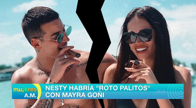 Nesty habría roto palitos con Mayra Goñi [VIDEO]
