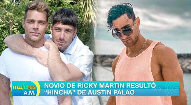 Novio de Ricky Martin resultó ser hincha de Austin Palao [VIDEO]