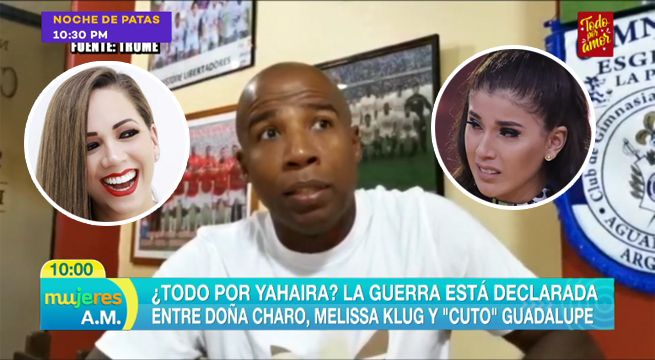 La guerra está declarada entre Doña Charo, Melissa Klug y el ‘Cuto’ Guadalupe [VIDEO]