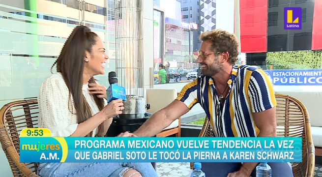 Programa mexicano vuelve tendencia la vez que Gabriel Soto le tocó la pierna a Karen Schwarz [VIDEO]