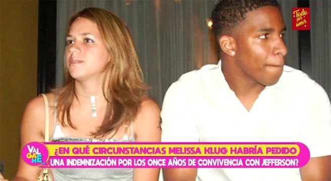 ¿Melissa Klug habría pedido una indemnización por los once años de convivencia con Farfán? [VIDEO]