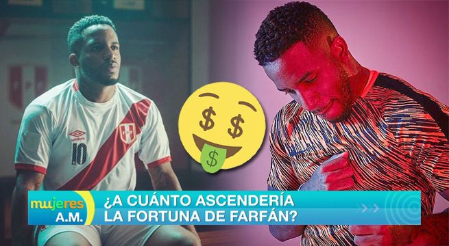 ¿A cuánto ascendería la fortuna de Jefferson Farfán? [VIDEO]
