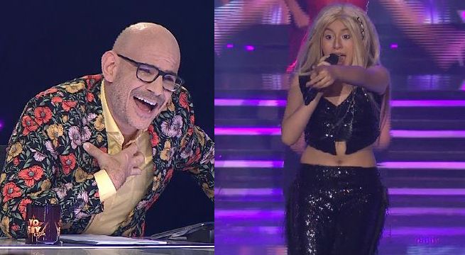 Imitadora de Christina Aguilera puso a cantar a Ricardo Morán